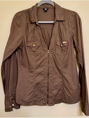 GBG Los Angeles Brown Shirt Top